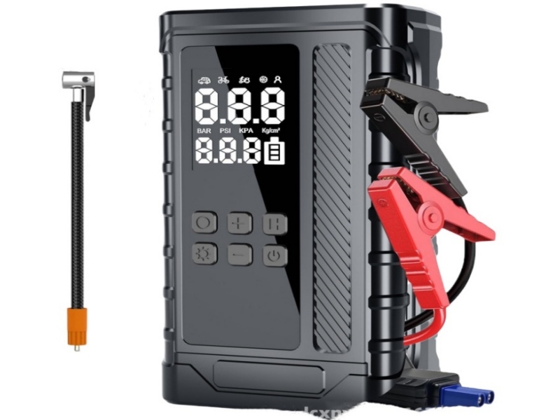Car emergency start power supply and air pump integrated machine